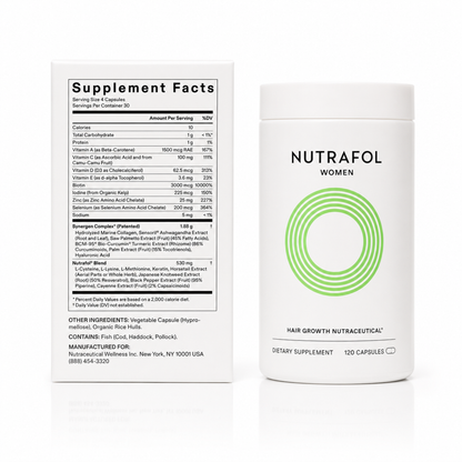 Nutrafol Women Hair Growth Supplement, 3 Month Pack