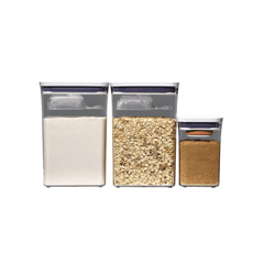OXO POP airtight food storage containers set for baking staples