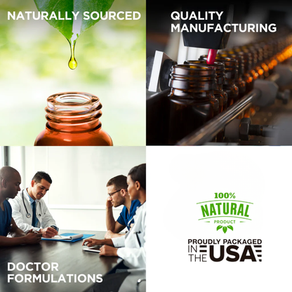 Visuals of natural sourcing, doctor formulation, and USA manufacturing for PhiNaturals Turmeric Curcumin with BioPerine® supplement.