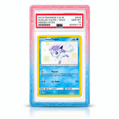 PSA slab case for Alolan Vulpix Pokémon card