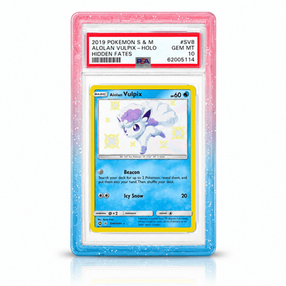 PSA slab case for Alolan Vulpix Pokémon card
