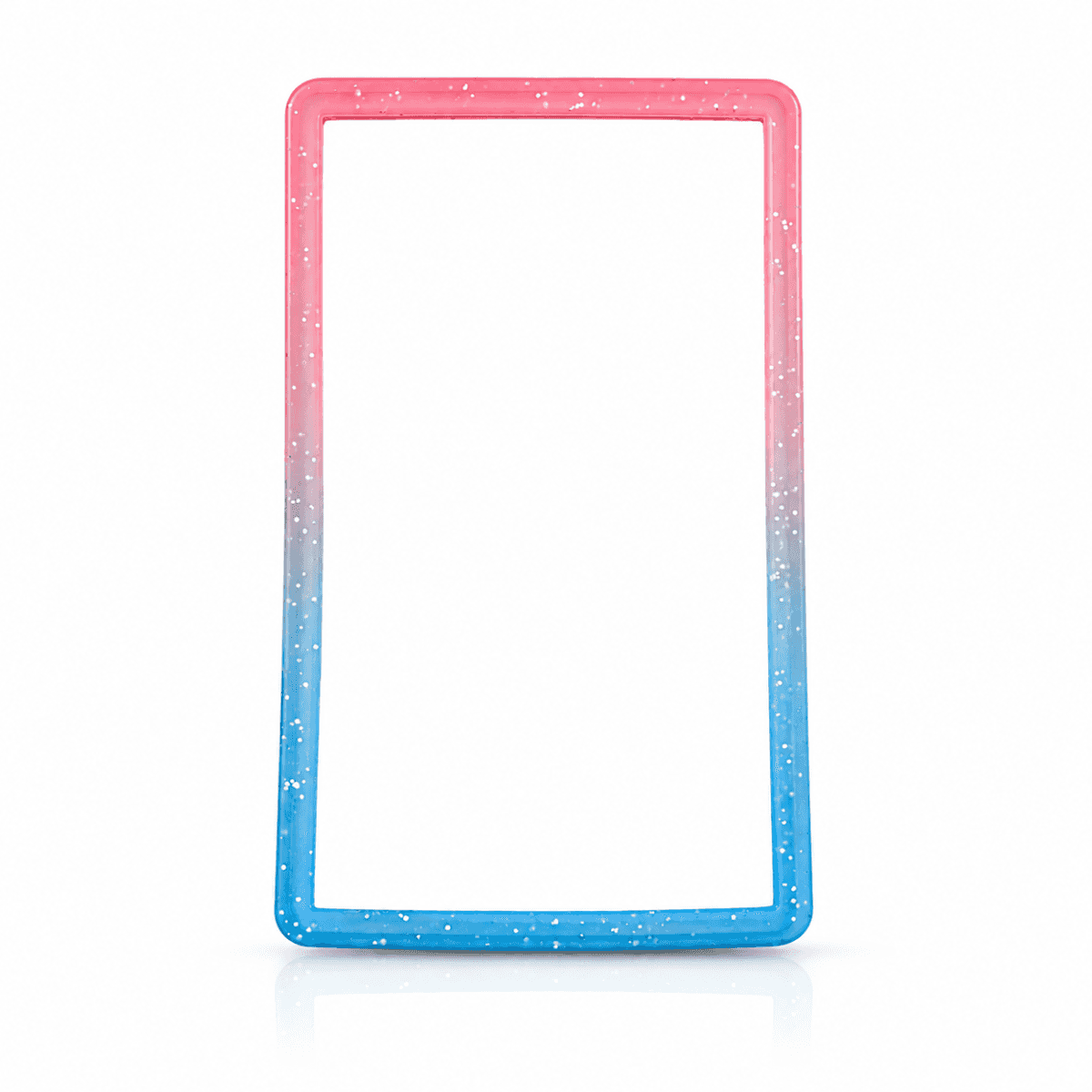 Pink and blue glitter TPU PSA slab case bumper for cards