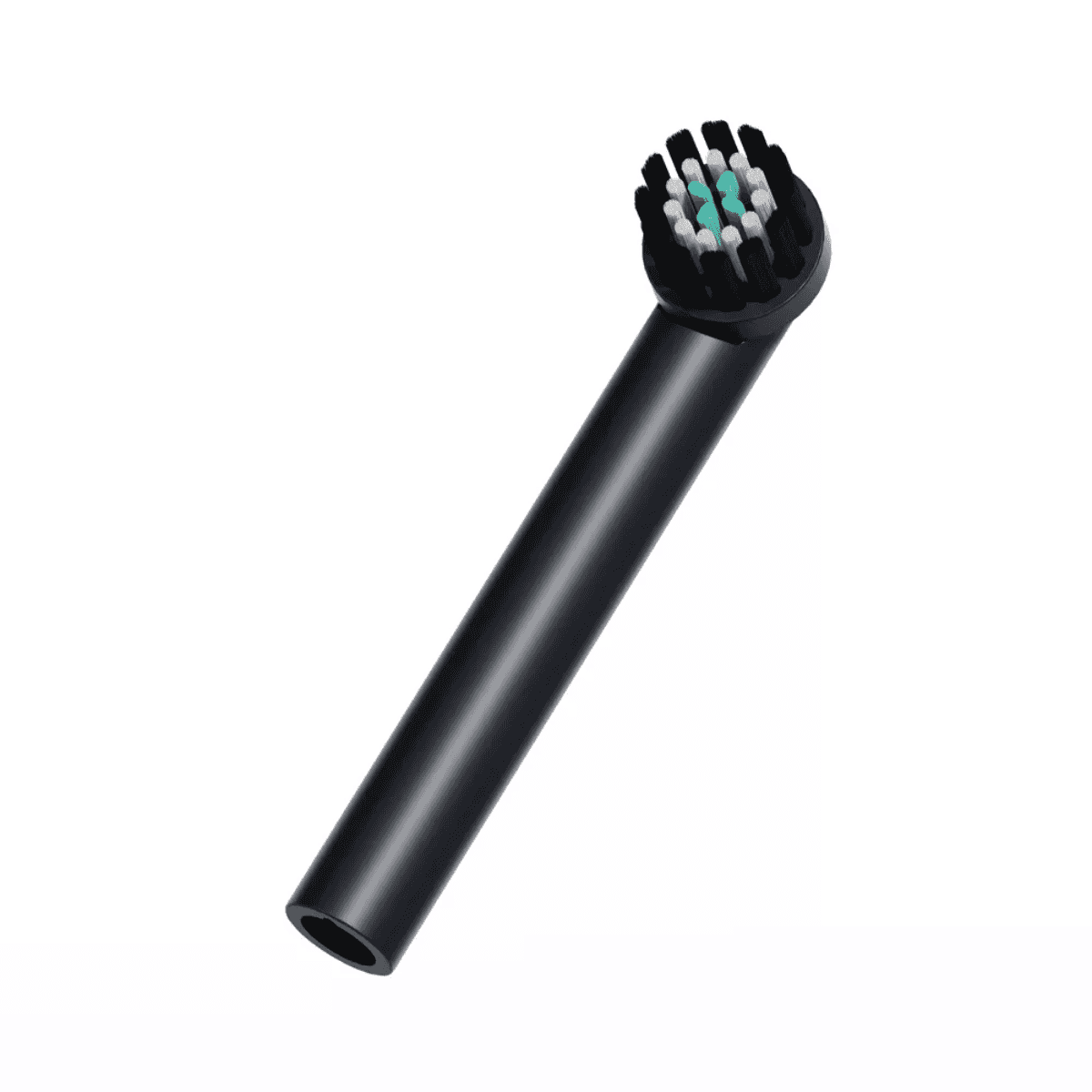 Black oscillating toothbrush head for quip Rev