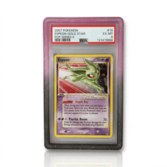 PSA slab case with Charizard GX Pokémon card