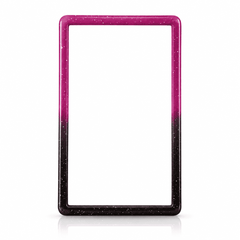 Black and white glitter TPU PSA slab case bumper for cards