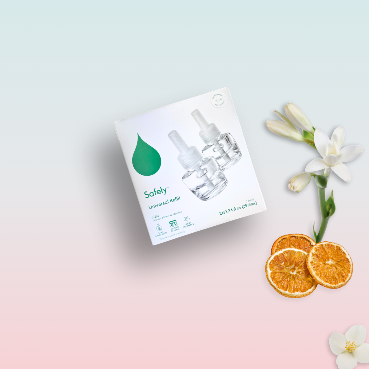 Scent Plug-In Refill Twin Pack, Rise - Safely