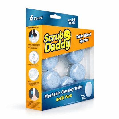 Scrub Daddy toilet bowl cleaner refill tablets 6ct in packaging