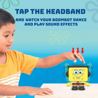 SpongeBob SquarePants BoomBot – Dancing Interactive Figure with Sounds, IPX5 Water Resistant