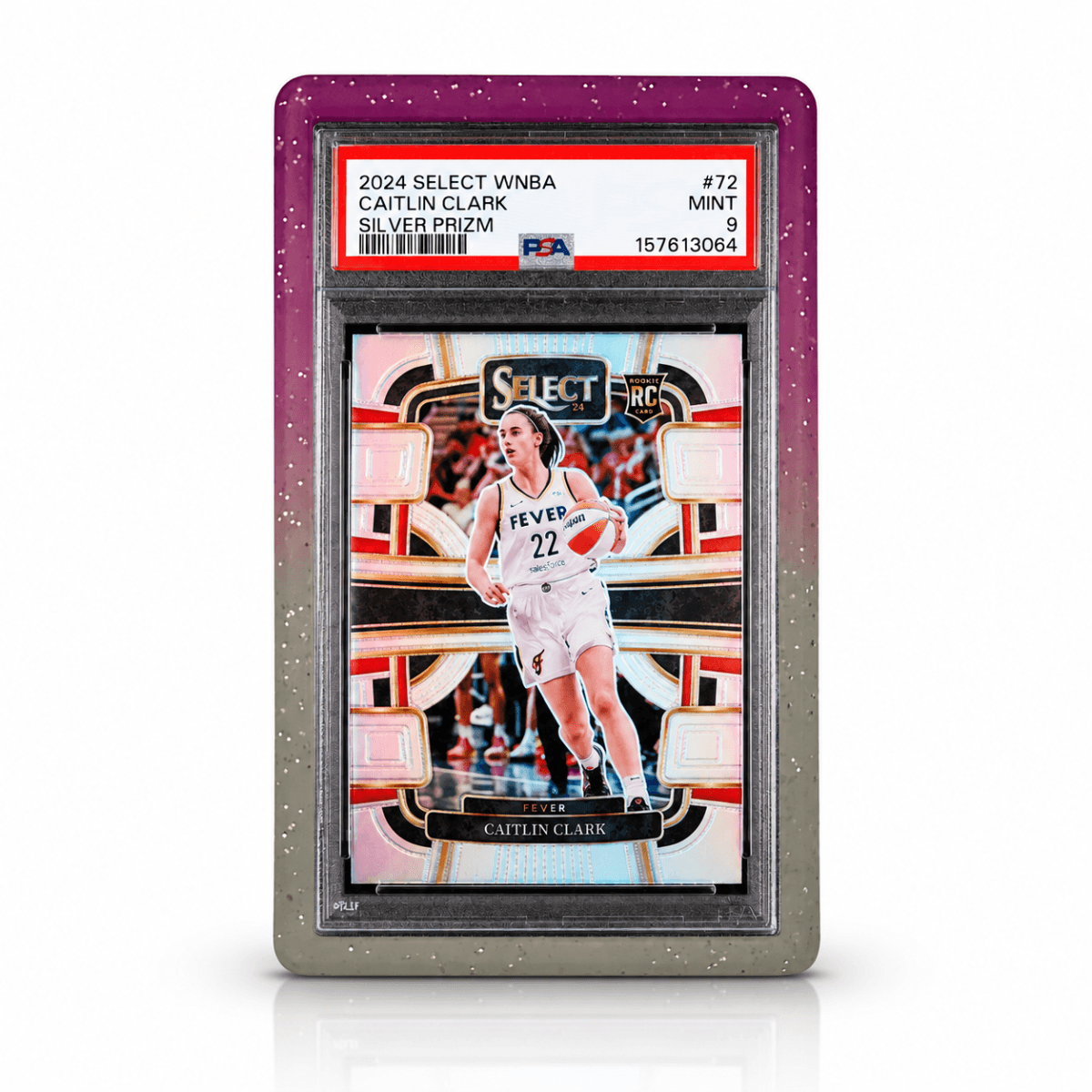 Colorful TPU bumper for PSA graded card slabs