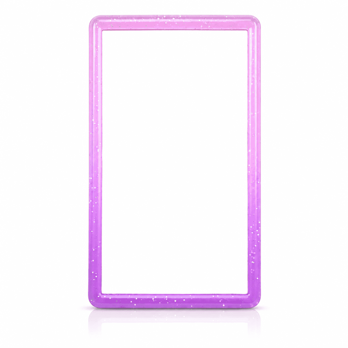 Purple glitter TPU PSA slab case bumper for cards