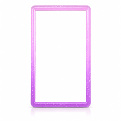 Purple glitter TPU PSA slab case bumper for cards