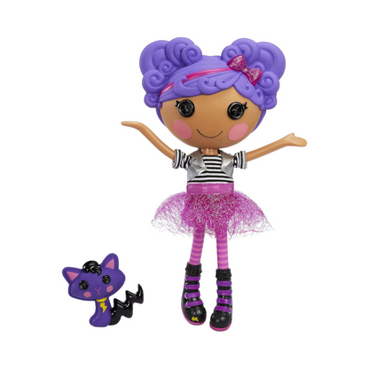 Lalaloopsy Storm E. Sky Doll with Pet Cool Cat – 13" Rocker Musician Doll & Reusable House Playset