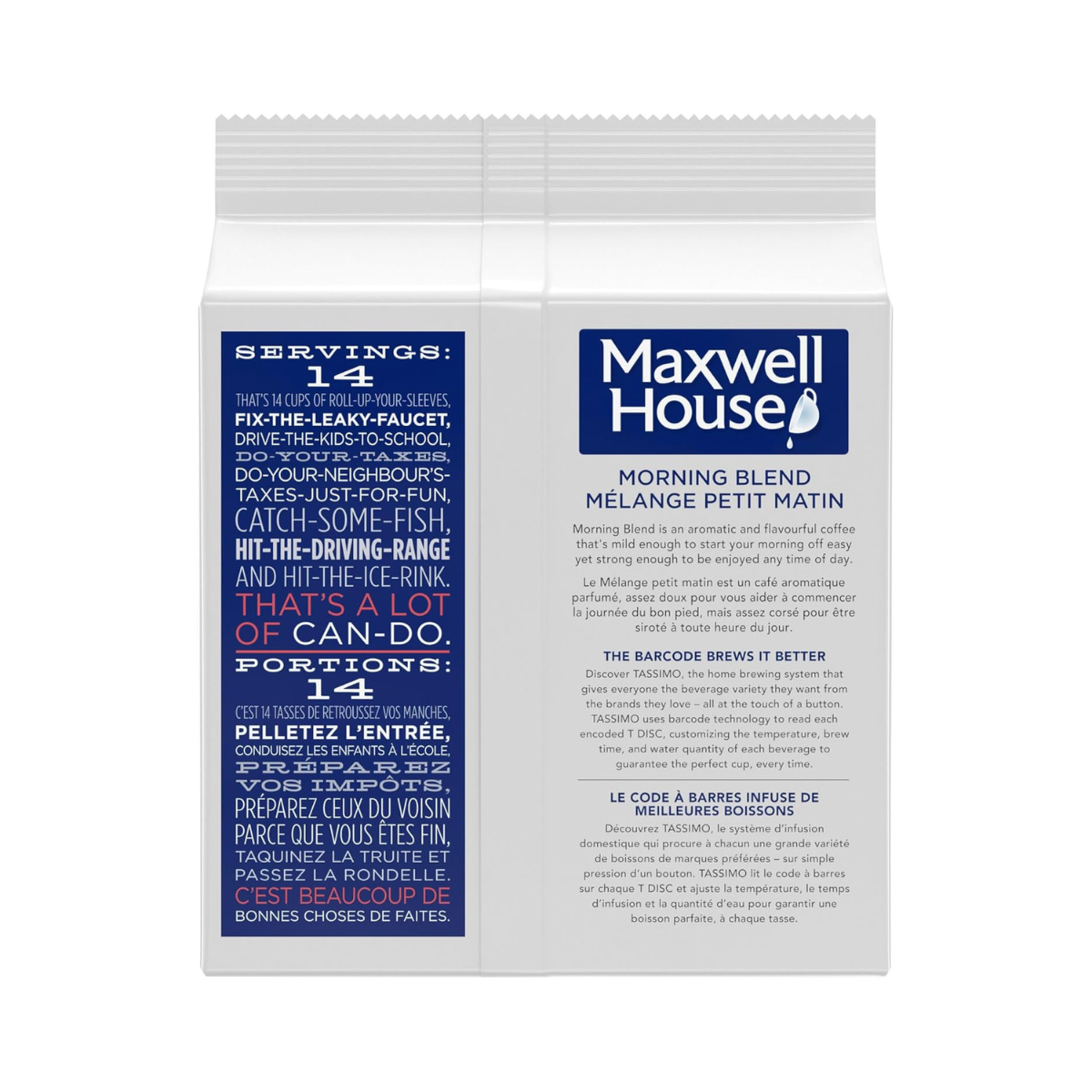Maxwell House Morning Blend Coffee T-Discs – 14 Count (Imported)