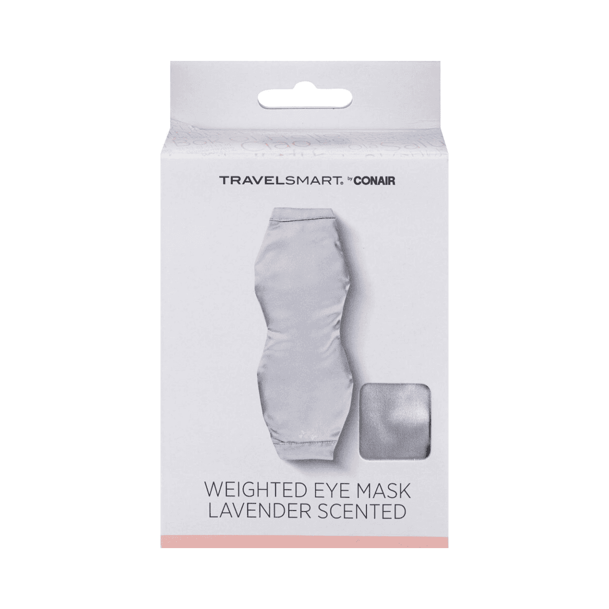 Travel Smart weighted eye mask with lavender scent and satin cover