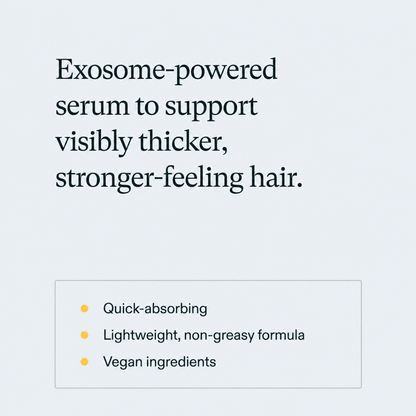 Nutrafol Hair Growth Supplement and Serum Kit by Nutrafol with exosome powered scalp serum for women