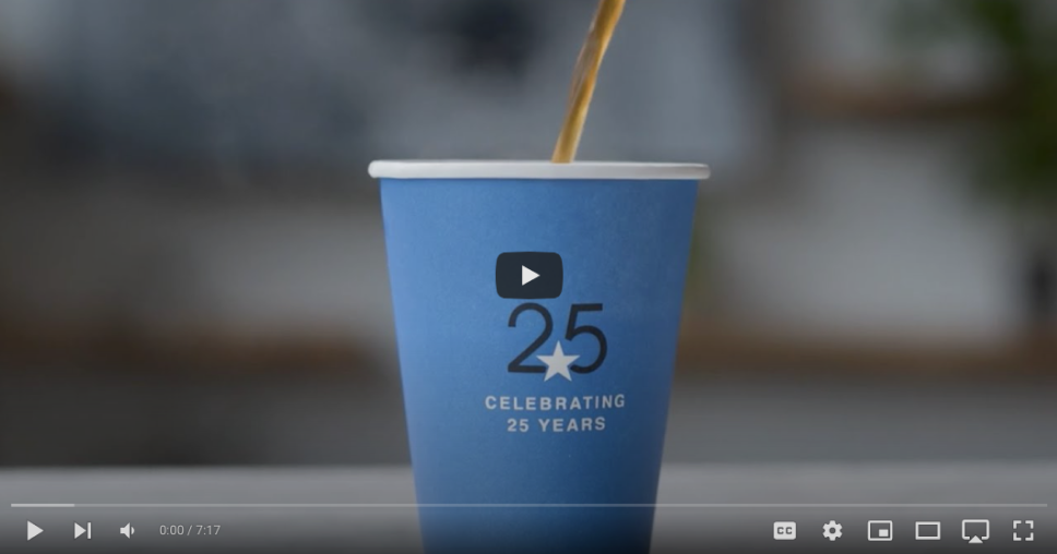 Load video: Zoka was founded in the fall of 1996. The first café opened in the Greenlake neighborhood of Seattle on January 7, 1997. In the years that followed, the University, Kirkland and South Lake Union cafés opened. Today, we're celebrating 25 years of fresh roasted coffee, espresso drinks, farmer relationships and community. Thanks for being part of the journey.