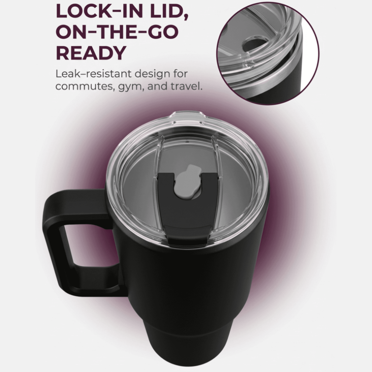 BLENDi Steel Insulated Portable Blender, 21 oz USB-C
