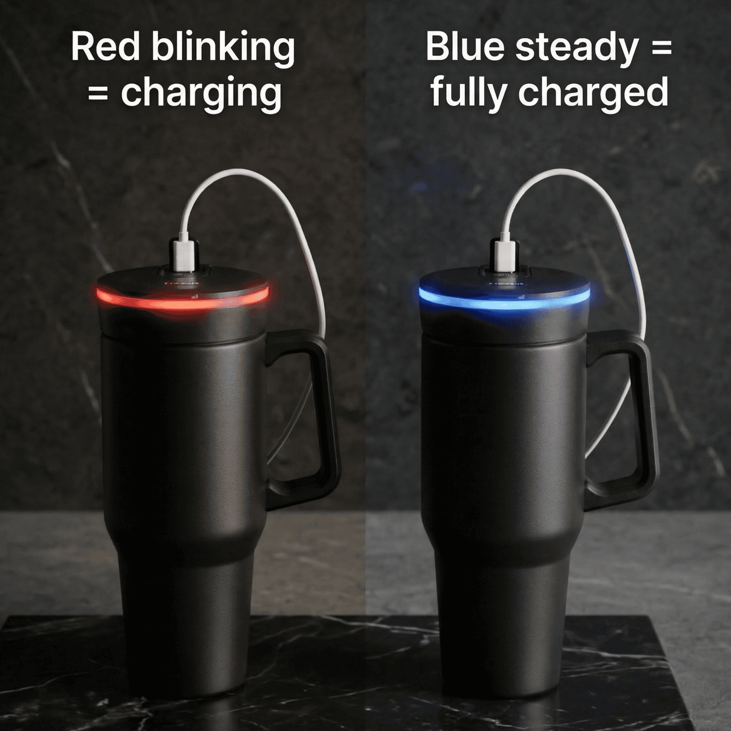 BLENDi Steel Insulated Portable Blender, 21 oz USB-C