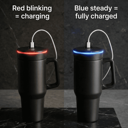 BLENDi Steel Insulated Portable Blender, 21 oz USB-C