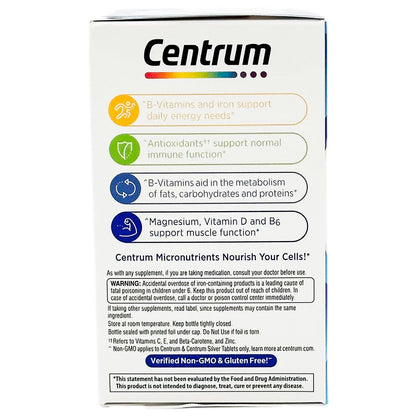 Centrum Men Multivitamin Supports Energy Immunity & More 120 Ct | BEST BY 02/24 - Home Revival Shop