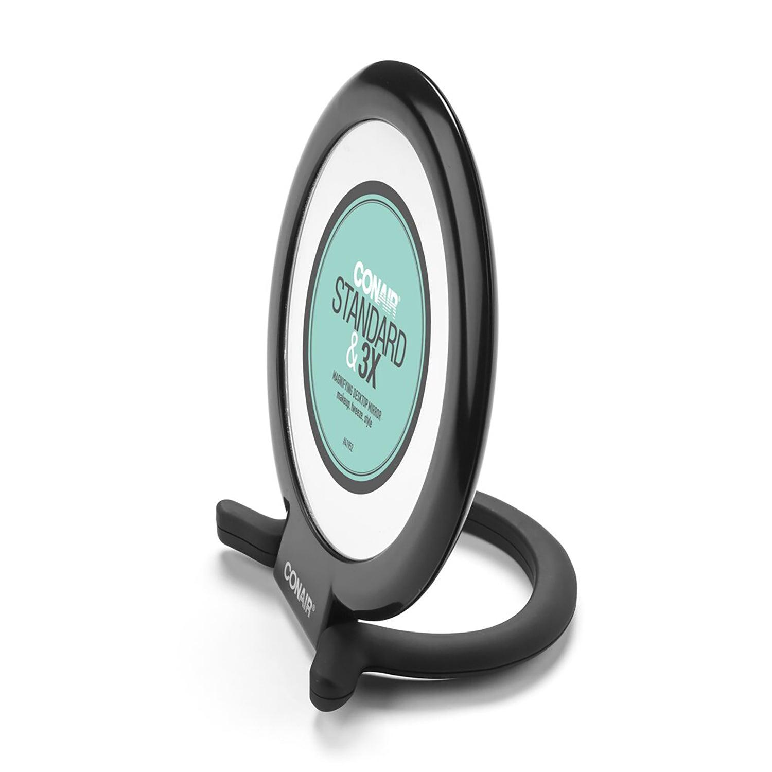CONAIR Double-Sided Standard & 3X Magnifying Desktop Mirror - I Spy Deals