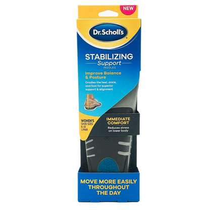 dr. scholl's | stabilizing support insoles | women's | trim to fit size 6-10 - Home Revival Shop