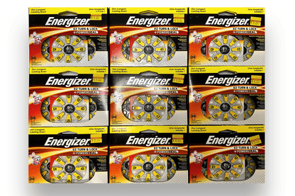 energizer hearing aid batteries | yellow #10 | AZ10DP-24 | 9 24 packs | exp 09/21 - Home Revival Shop