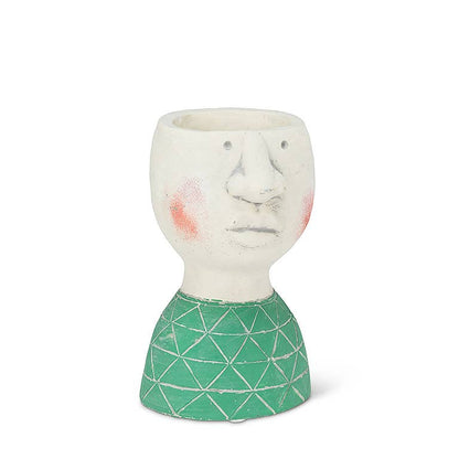 Planter 6", Small Male Head - Abbott