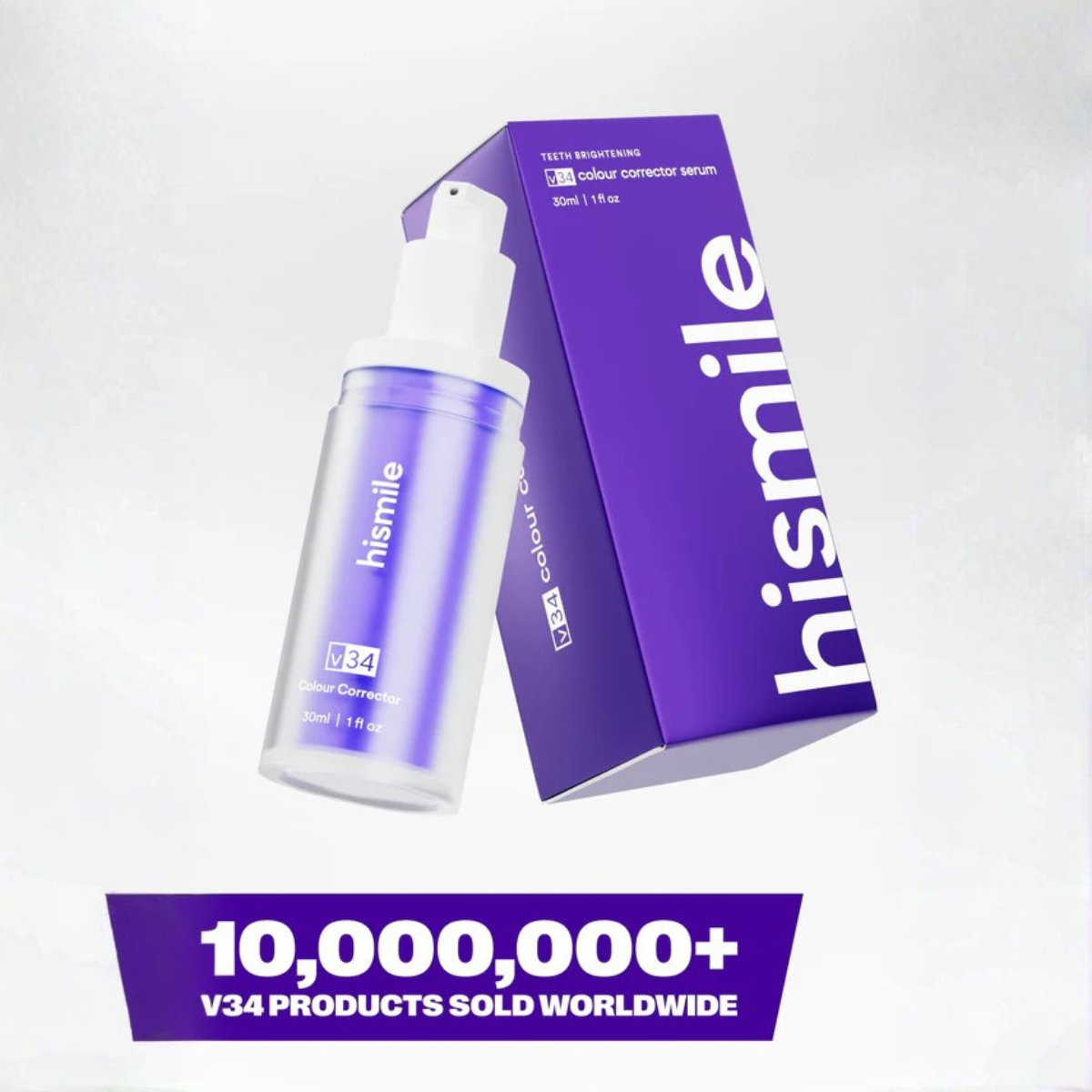 Hismile V34 Purple Teeth Brightening Serum, 1 fl oz