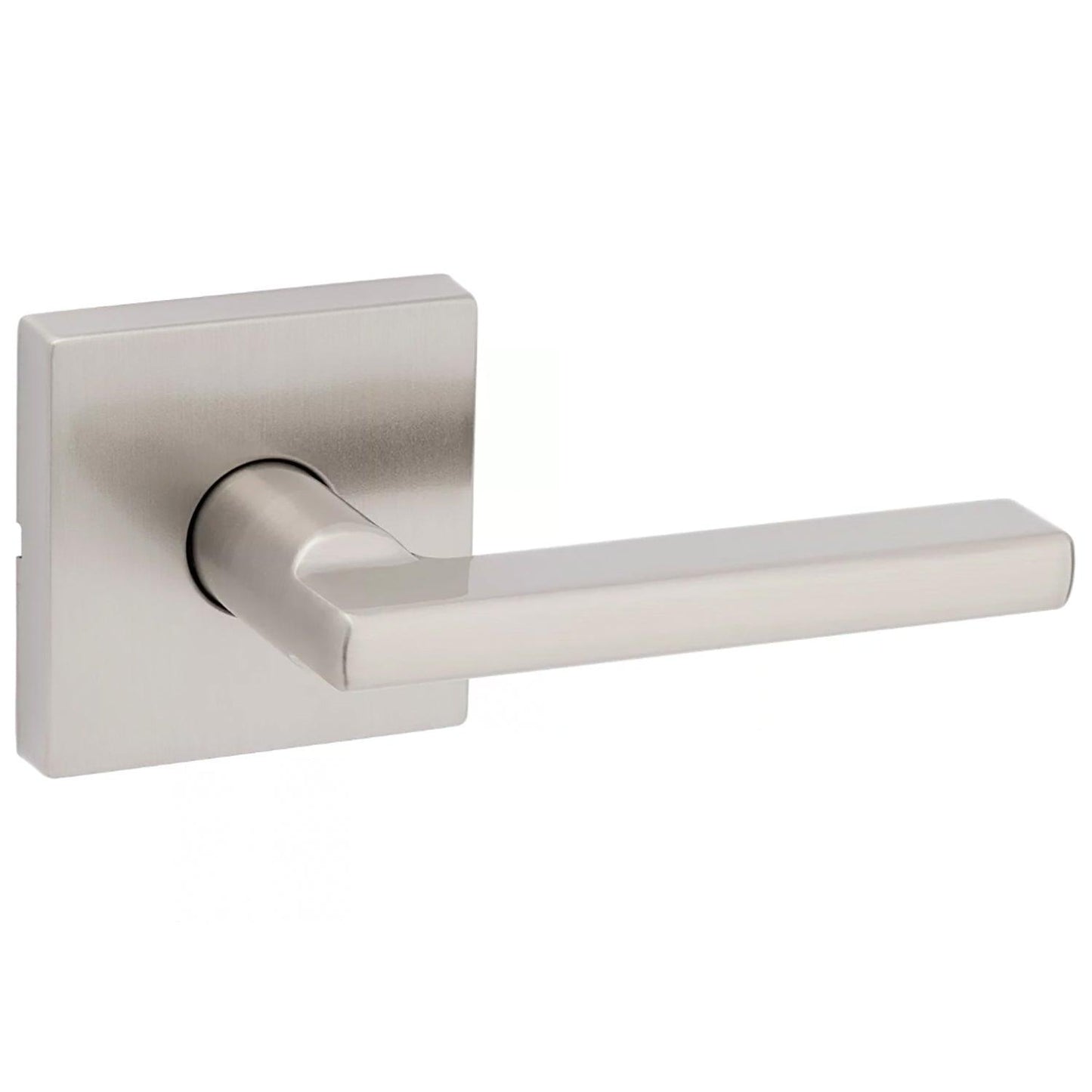 kwikset | halifax lever door handle | hall/closet | satin nickel | square - Home Revival Shop