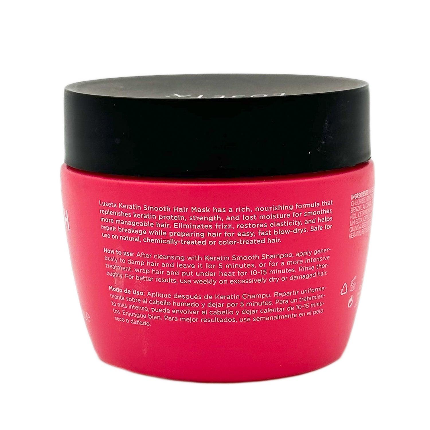 Luseta Keratin Smooth Hair Mask For Damaged & Dry Hair Color Safe 16.9 Fl Oz - Home Revival Shop