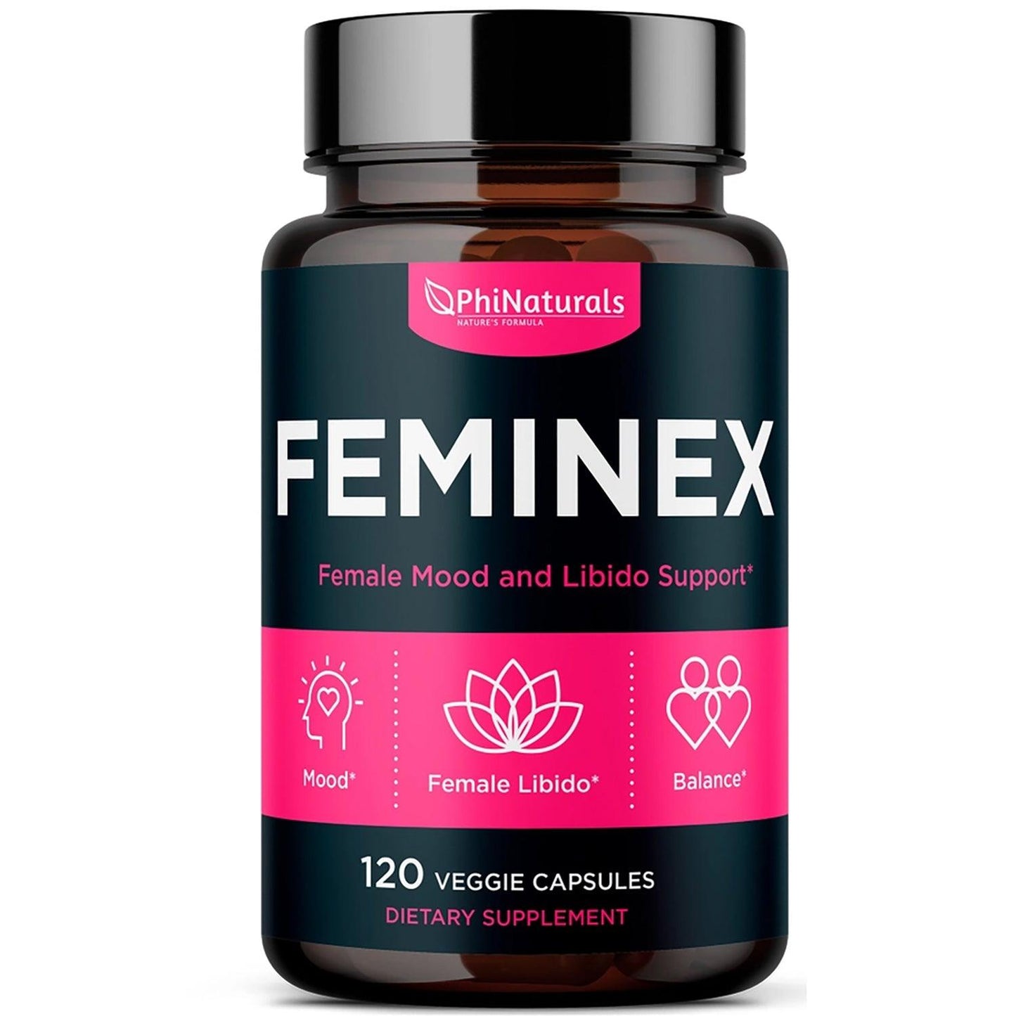 PhiNaturals FEMINEX Female Mood & Libido Support Supplement - 120 Capsules - Home Revival Shop