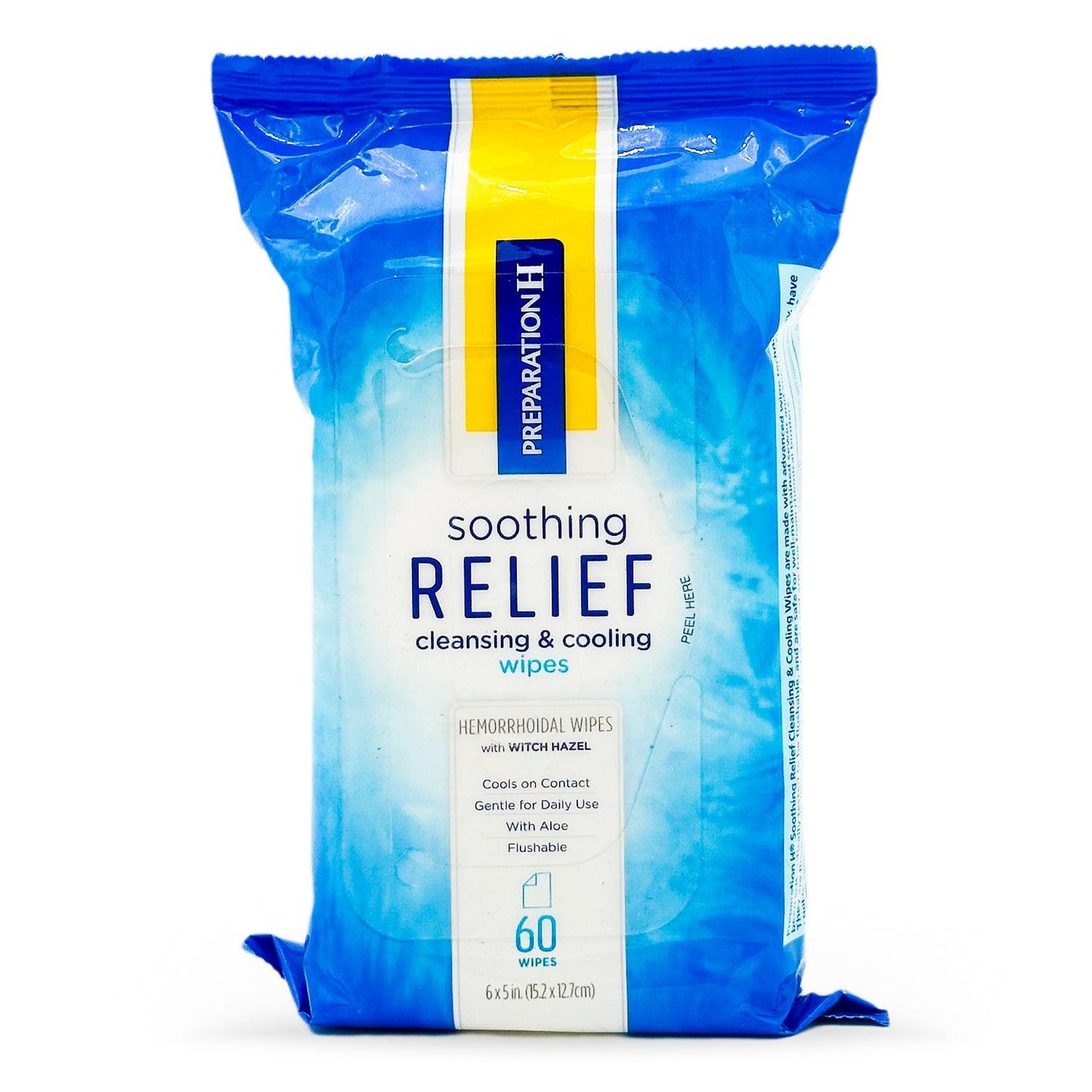 Preparation H Soothing Relief Hemorrhoidal Cooling Wipes 60 Ct | BEST BY 08/24 - Home Revival Shop