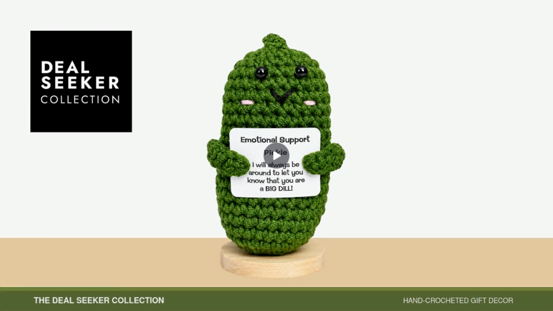 Emotional Support Pickle Product Video